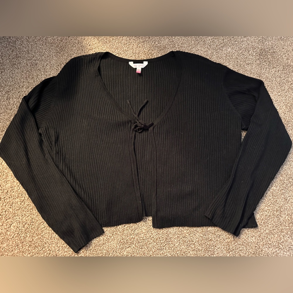 Tie front cardigan! Only worn once